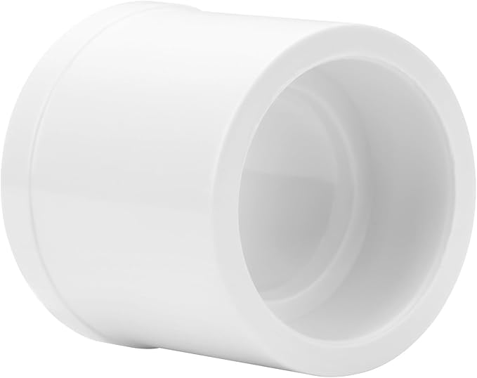 10Pack 1"x 1/2" PVC DWV Reducing Bush Adapter Pipe Fitting SCH40 PVC Reducer Bushing (Socket x Socket) PVC Pipe Reducing Bushing Fitting for Home Sewer Plumbing