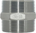 Male x Male Stainless Steel 304 Threaded Pipe Fitting NPT (2-1/2")