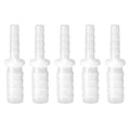 Quickun Plastic Hose Barb Reducer Fitting 5/16" to 3/16" Barbed Reducing Union Adapter Splicer Mender Joint Fitting (Pack of 5)