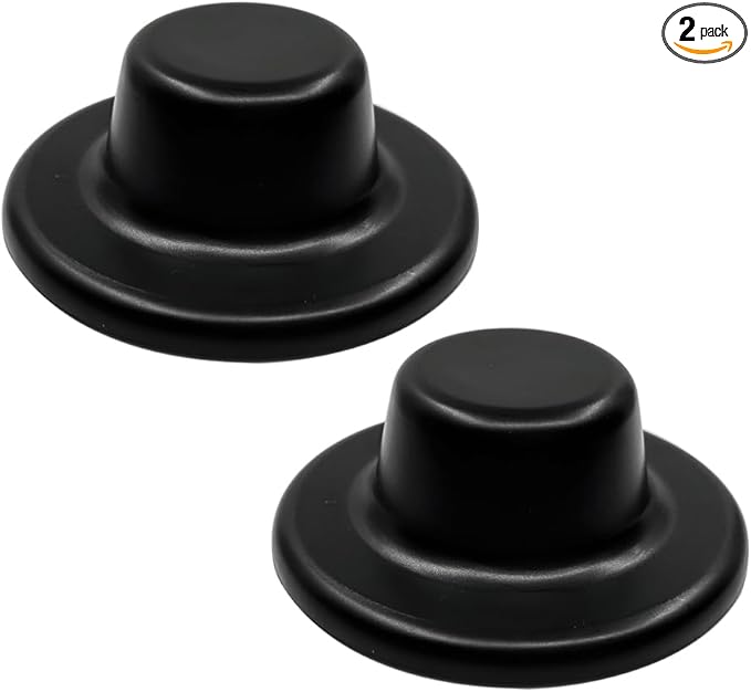 2Pcs 3"Pipe Wall Hole Covers,Water Pipe Cover Escutcheon Caps Plumbing Caps,Self-Adhesive Plugs Round Shower Pipe Caps for Concealing Wall Bathroom Faucet Toilet Air Conditioner Holes Decoration,Black