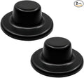 2Pcs 3"Pipe Wall Hole Covers,Water Pipe Cover Escutcheon Caps Plumbing Caps,Self-Adhesive Plugs Round Shower Pipe Caps for Concealing Wall Bathroom Faucet Toilet Air Conditioner Holes Decoration,Black