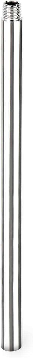 TAISHER 1PCS Stainless Steel Pipe Fittings, 1/4" NPT Male x 1/4" NPT Female Threaded, 16" Length Nipple Cast Pipe