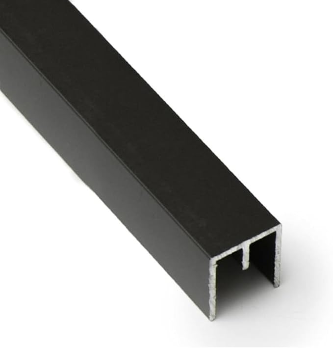 Top Track 5/8" x 3/4 for Sliding Door - Replacement Sliding Screen Door Upper Tracking System - Easy Assembly Hardware for DIY - Heavy Duty Bronze Aluminum Track - 5/8” Wide 3/4” Tall -48 in, 2 pieces