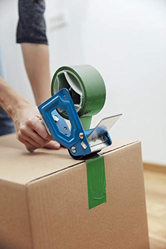 APQ 36 Rolls of Green Carton Sealing Tape 2" x 55 yds. Thickness 2 Mil. Acrylic Packaging Tape for Wrapping, Packing, Shipping, Moving Boxes. Acrylic Emulsion Adhesive. No Weathering, Yellowing.