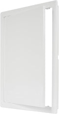 12" x 16" White Plastic Access Panel. Service Shaft Door Panel. Plumbing, Electricity, Heating, Alarm Wall Access Panel for Drywall. Bathroom Services Access Hole Cover. (12" x 16")