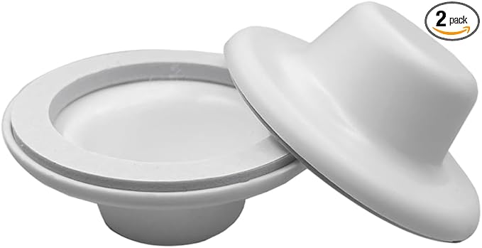 3"Pipe Wall Hole Covers,Water Pipe Cover Escutcheon Caps Plumbing Caps,Self-Adhesive Plugs Round Shower Pipe Caps for Concealing Wall Bathroom Faucet Toilet Air Conditioner Holes Decoration,White