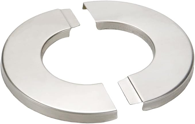 Wall Split Flange, Stainless Steel Round Escutcheon Plate for 1.33"/34mm Diameter Pipe, Pack of 4