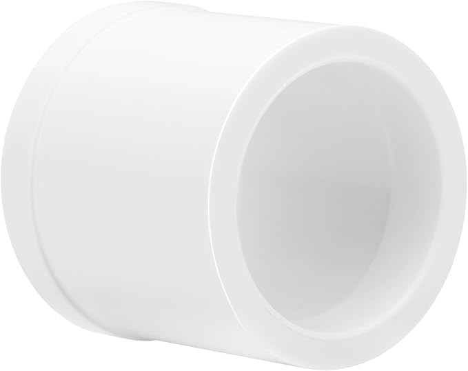 10Pack 1"x 3/4" PVC DWV Reducing Bush Adapter Pipe Fitting SCH40 PVC Reducer Bushing (Socket x Socket) PVC Pipe Reducing Bushing Fitting for Home Sewer Plumbing