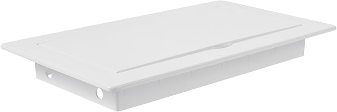 4x8 Inch White Access Panel – ABS Plastic Rectangular Wall & Ceiling Access Door for Plumbing Electrical HVAC – Easy Install Indoor Panel for Drywall, Home Improvement and Maintenance