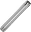 304 Stainless Steel Nipple Pipe Fitting 1" NPT X 1" NPT Male Thread Cast Pipe Fittings 12" 300mm Length 1PC