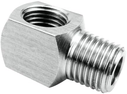 Beduan 304SS 90 Degree Barstock Street Elbow 1/4 Male x 1/4 Female NPT 2PCS
