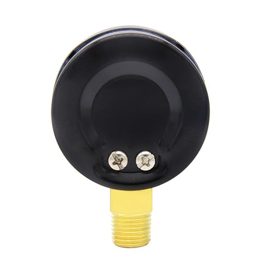 Pressure Gauge 0-60PSI 2" Dial Stainless Steel Case 1/4" NPT Male Brass Bottom Mount Universal Multifunctional