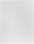 12x16 Inch White Access Panel – Metal Rectangular Wall & Ceiling Access Door for Plumbing Electrical HVAC – Easy Install Indoor Panel for Drywall Home Improvement and Maintenance