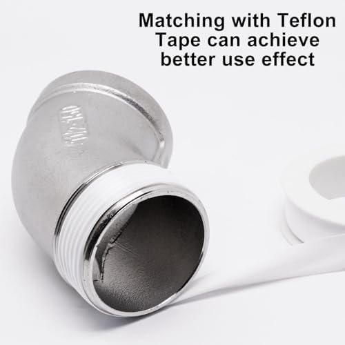 1PCS 45 Degree Elbow Fittings, 1-1/2" NPT Male to 1-1/2" NPT Female 304 Stainless Steel Pipe Fitting, Connector Coupler Apply to Outdoor Garden Industrial