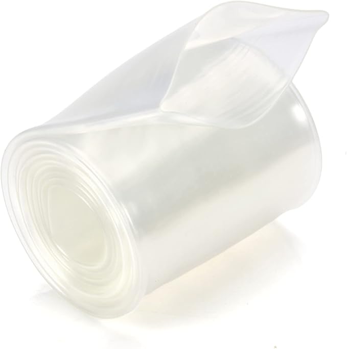 Chanzon 2:1 Ratio 1-1/4"(30mm) Heat Shrink Tubing 3.3Ft Roll (1M Total Length) Clear/Transparent Polyolefin Sleeving Wrap Shrinking 2 to 1 1pcs