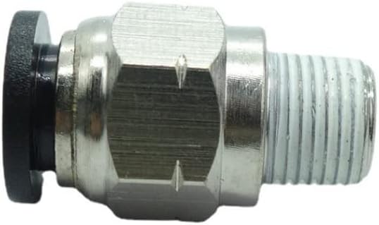 CDQBWQDJT 3 Pcs Pneumation Fitting 5/16" Tube OD Push To Connect X 1/8 NPT Pipe Male Connector