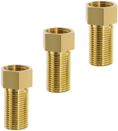 3/4" Extension Brass Pipe Fitting NPT 50 mm（3PCS）