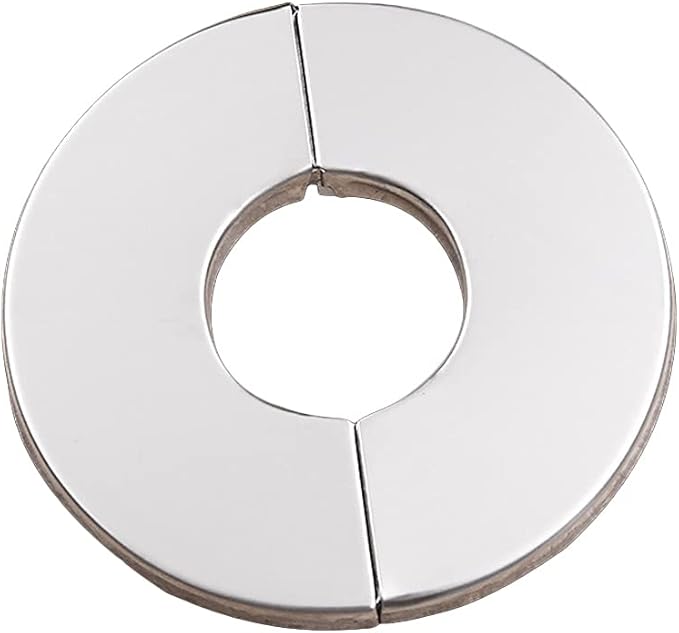 Wall Split Flange Stainless Steel Round Escutcheon Plate Water Pipe Wall Covers Fit For Kitchen Faucets Sinks Toilets Round Escutcheon Plate