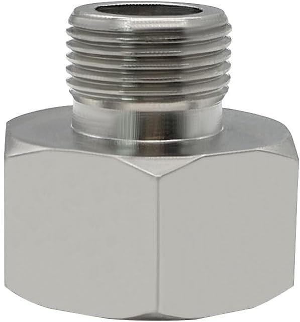 Beduan Water Line Adapter 1/2 Female to 3/8 Male Reducer Hose Pipe Compression Fitting Home Supply Hose, Stop Valve Adapter, Pipe Connector With Rubber Washers(Pack of 5)