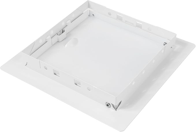 6 x 6 Inch White Access Panel – Metal Rectangular Wall & Ceiling Access Door for Plumbing Electrical HVAC – Easy Install Indoor Panel for Drywall, Home Improvement and Maintenance
