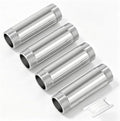 TAISHER 4Pcs 304 SS Nipple Cast Pipe Fitting, 1" NPT Male, 4" Length