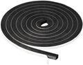 Window Door Seal Tape 1/2Inch Wide X 1/2Inch Thick, Weather Stripping for Doors High Density Foam Seal Tape Sliding Door Weather Strip,10 Feet Long …