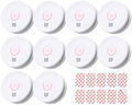 SITERLINK Smoke Detectors Replaceable Battery,GS509A-2NCDR 10pack