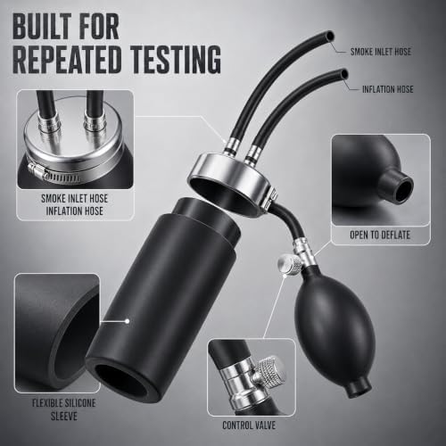 2PCS Universal Easy Intake Adapter with Inflatable Bladder, Silver