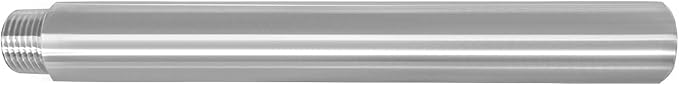 Beduan Stainless Steel Pipe Fittings, 1/4" NPT Male x 1/4" NPT Female Threaded, 6" Length Nipple Cast Pipe (Pack of 1)