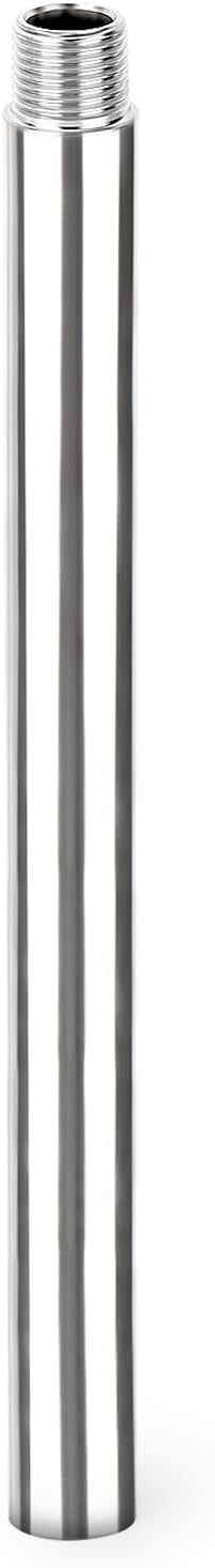 TAISHER 1PCS Stainless Steel Pipe Fittings, 3/4" NPT Male x 3/4" NPT Female Threaded, 16" Length Nipple Cast Pipe