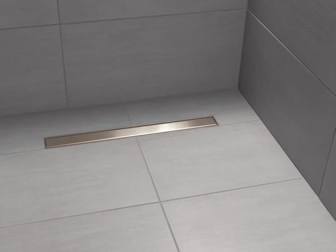 Delta Faucet 24-Inch Reversible Linear Shower Drain Trim in Stainless