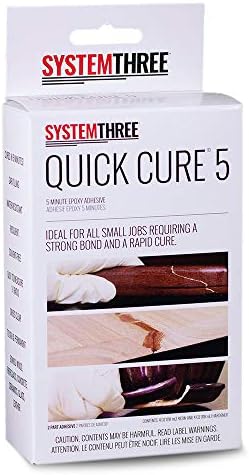 System Three Quick Cure 5 Epoxy Adhesive, 1/2 Pint Kit