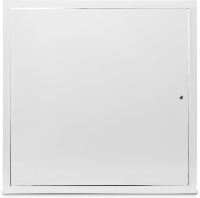 Thicken 1mm 18 x 18 Access Panel for Drywall,Attic Door, Ceiling Access Panel for Drywall,18x18Metal Access Panels are Thickened to 1mm to Solve The Problem of Fragile Panels(Screwdriver Latch)