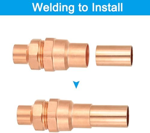 PATIKIL 3/4" Male Adapter Fitting with C x M Connections, 10 Pcs Copper Pipe Fittings with Sweat Solder X FNPT Connection Threaded Tubing Connector for Residential, Commercial