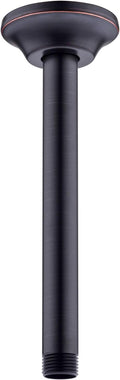 BESTILL 8 Inch Ceiling Mount Rain Shower Head Arm and Flange, Oil Rubbed Bronze
