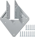 Hurricane Ties for Rafters, 50 Pack, Zinc Color-Plated Steel