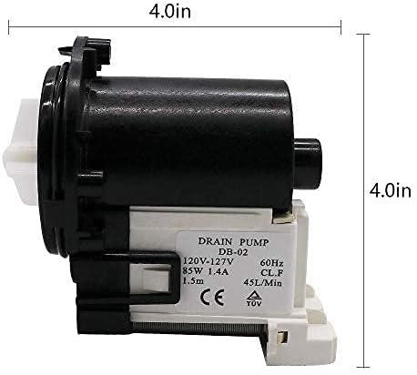 Upgrade 4681EA2001T Water Drain Pump Replacement fit for Kenmore and LG Washer wm3670hwa wm3270cw wm2701hv wm2101hw Replaces AP5328388 PS3579318 4681EA1007G Washing Machine Drain Pumpby AMI PARTS