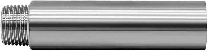 Stainless Steel Pipe Fitting 1/2" NPT Male x 1/2" NPT Female Thread Nipple Cast Pipe 4"（100mm) Length 2PCS
