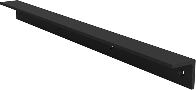 The Original Wall Cleat – Heavy Duty Support Bracket Dishwashers Sink Support Bracket Securing Countertops. – Invisible Wall Mounting Hardware for Secure,Flush Installations. (24 Inches) Aluminum