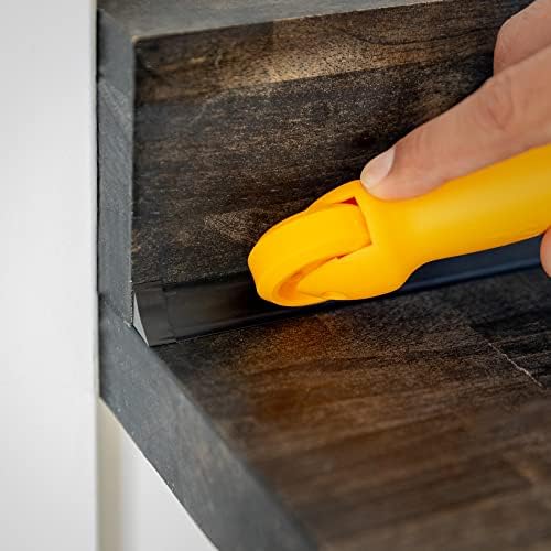 InstaTrim End Caps - 10 Black 3/4" Wide Caulk Strip End Cap Pieces - Trim for Corners - Paintable
