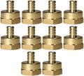 XFITTING 1/2 inch Pex x 3/4 inch Female NPT Adapter, 23-4-4=10X, 10 Pieces