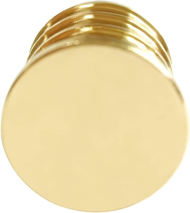 Joywayus 1/2" PEX Barb Plug End Cap Brass Crimp Fittings (Pack of 10)
