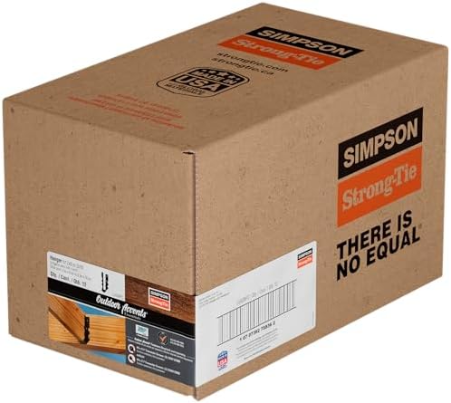 Simpson Strong-Tie LUS28PC Outdoor Accents LUSPC ZMAX, Black Powder-Coated Face-Mount Joist Hanger for 2x8