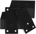 50PCS Flat Straight Brace Brackets, 4x2 Stainless Steel Joining Brackets