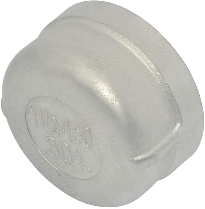 1-1/2" 1.5" Cap,NPT Female Threaded Cast Pipe Fitting,Stainless Steel 304