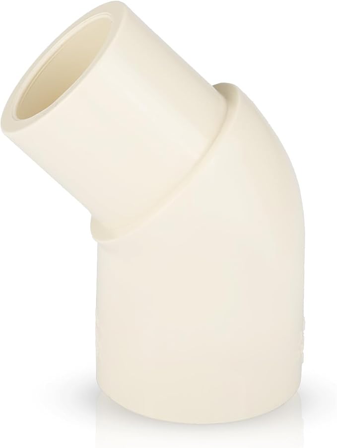 100-PACK EFIELD CPVC Street Elbow,1" Spigot x 1" Slip 45-Degree Elbow Fitting,(CPVC012-10-100PCS)