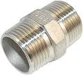 DAN SPEED Hex Nipple 1" Male x 1" Male 304 Stainless Steel threaded Pipe Fitting NPT (1 inch)