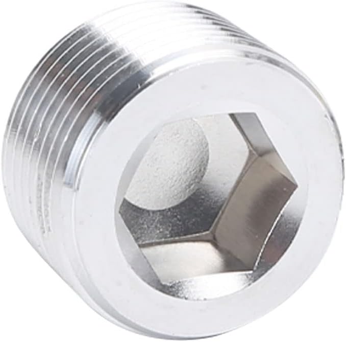 Yoebor Metalwork 5 Sizes 304 Stainless Steel Pipe Fitting, Hex Countersunk Plug Assortment Kits, 30 Pcs, 1/16''+1/8''+1/4''+3/8''+1/2'' Kit 2