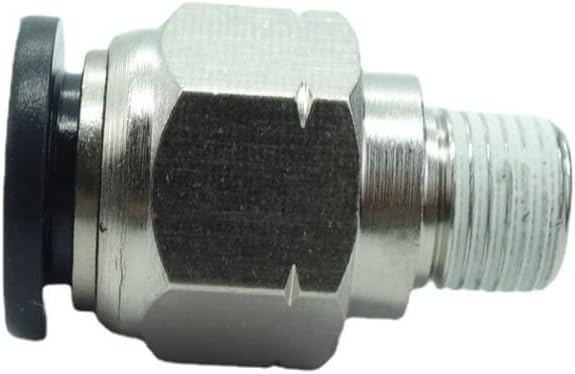 CDQBWQDJT 10 Pcs Pneumation Fitting 3/8" Tube OD Push To Connect X 1/8 NPT Pipe Male Connector