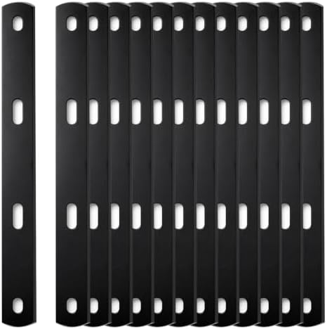 Zonon 12 Pack 12 Inch Steel Mending Plates, Straight Repair Brackets